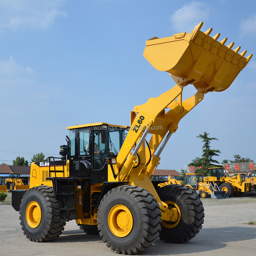 Chinese brand new ZL60 wheel loader with cheap price for sale