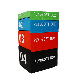 Hot-selling Non-Toxic Soft Foam 4 in 1 Stackable Plyo Boxes for Sale