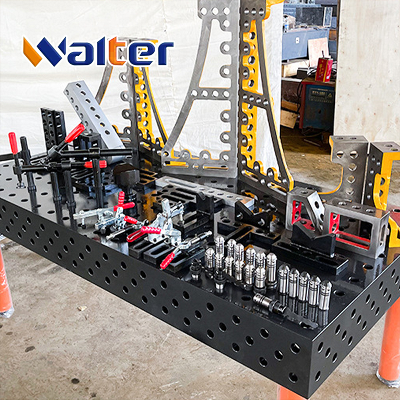 Heavy duty welding table 3D Welding Table with clamps welder accessories cart system