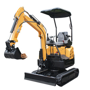 no rail EPA CE  1 ton rubber track mini digger excavator with side swing boom