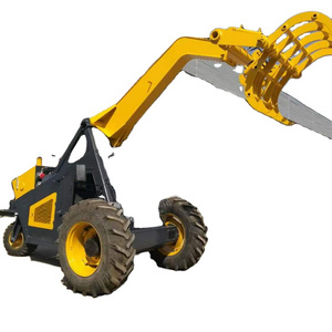 1000kg capacity three wheel bell loader with sugar cane grapple