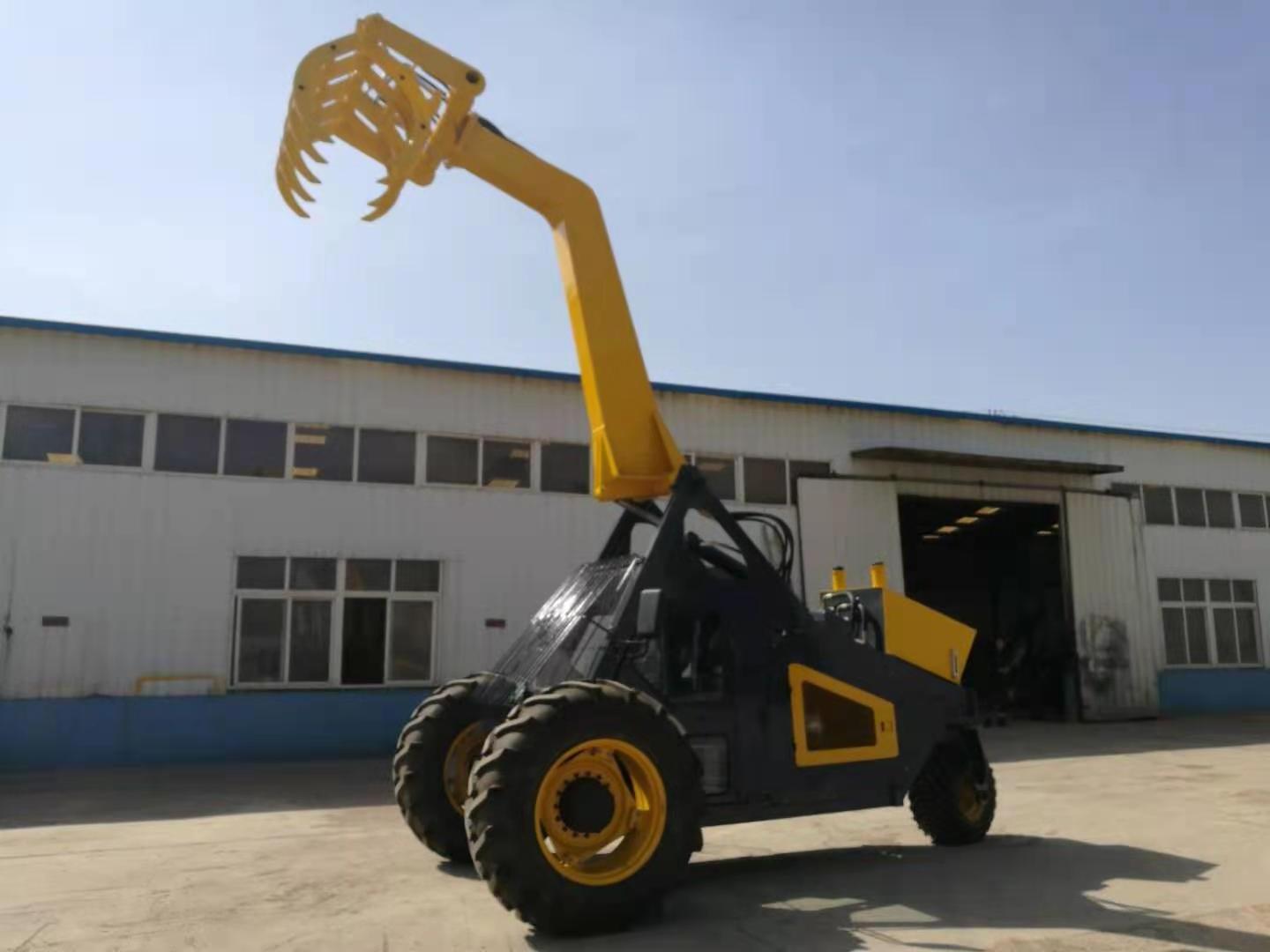 1000kg capacity three wheel bell loader with sugar cane grapple