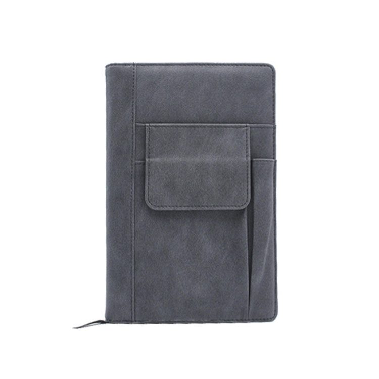 Manufacture Handmade cloth fabric cover Stationery Writing Books refill style pocket Notebook with pen holder