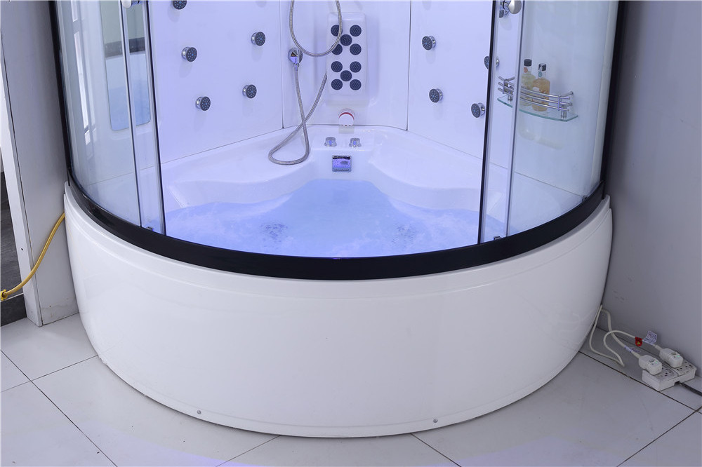 1510x1510  two persons steam shower luxury shower combo steam room with massage function wet sauna  steamroom