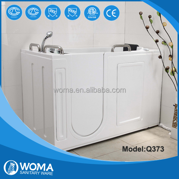 WOMA Factory Made Cold Spa Walk in Hot Tub,bathtub Massage Walk in Bathtub Corner Hydromassage Bathtub Traditional Extension Kit