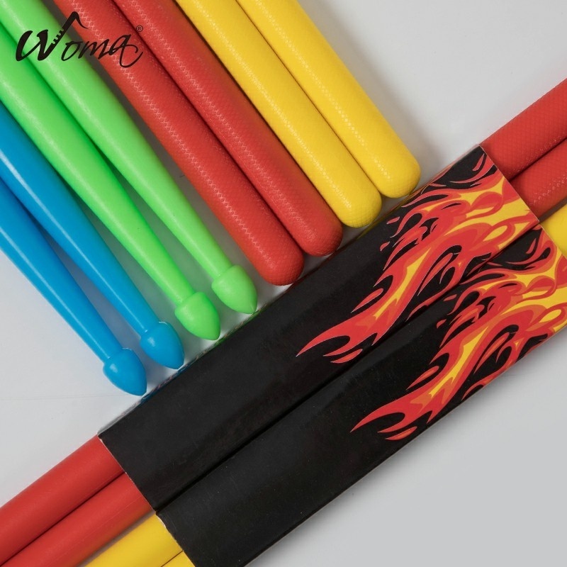 Colorful Durable 5A/7A Plastic/Nylon Drum Stick