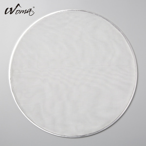 White Double Ply Mesh Drum Heads