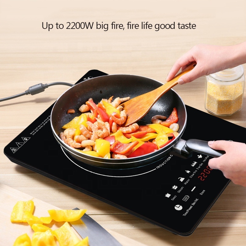 Smart small induction cooker with 4 burner glass ceramic plate / induction stoves