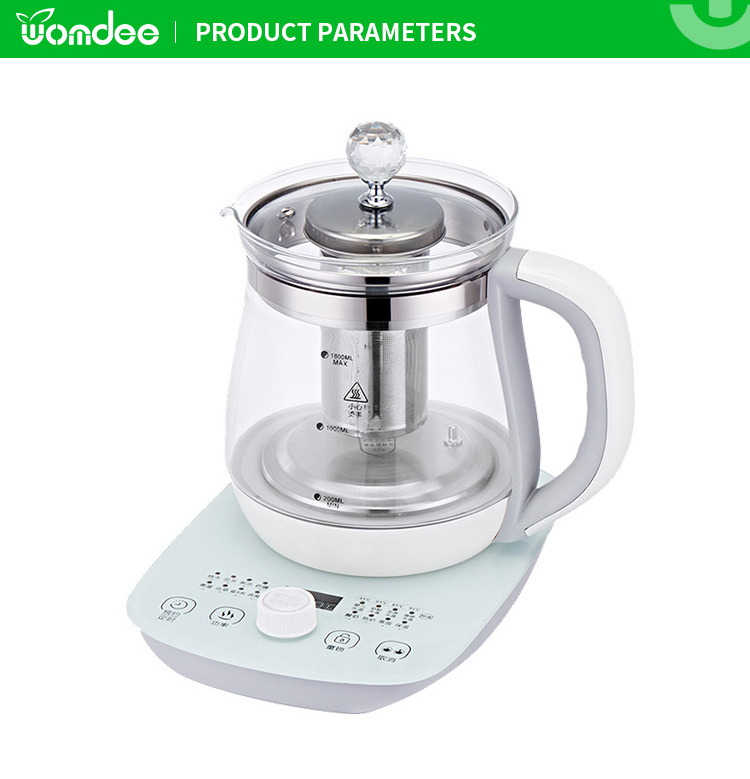 Household Health Pot /Multi-functional Glass Tea Maker /Smart 24H Reservation Electric Kettle