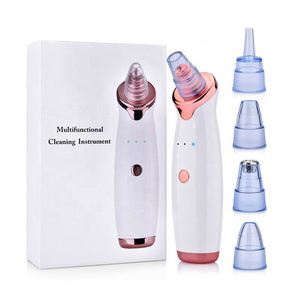 Portable 5 Head Pore Cleanser Vacuum Electric Suction Blackhead Extractor Black Head Removal Blackhead Tool