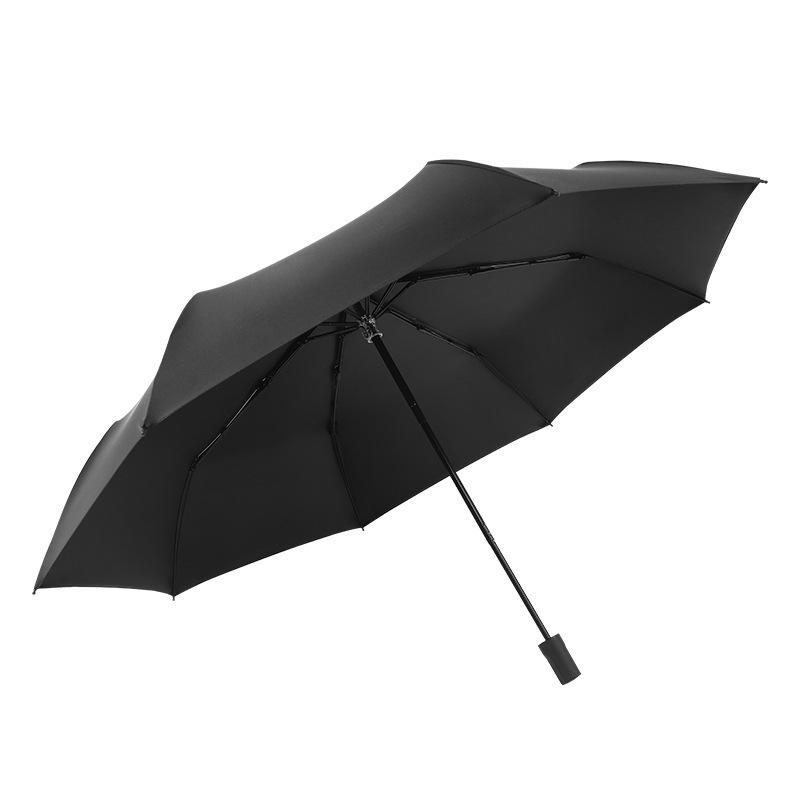 China Xiamen Factory 21Inch 8K Anti-UV Sunny And Rainy Manual Open 3 Fold Umbrella