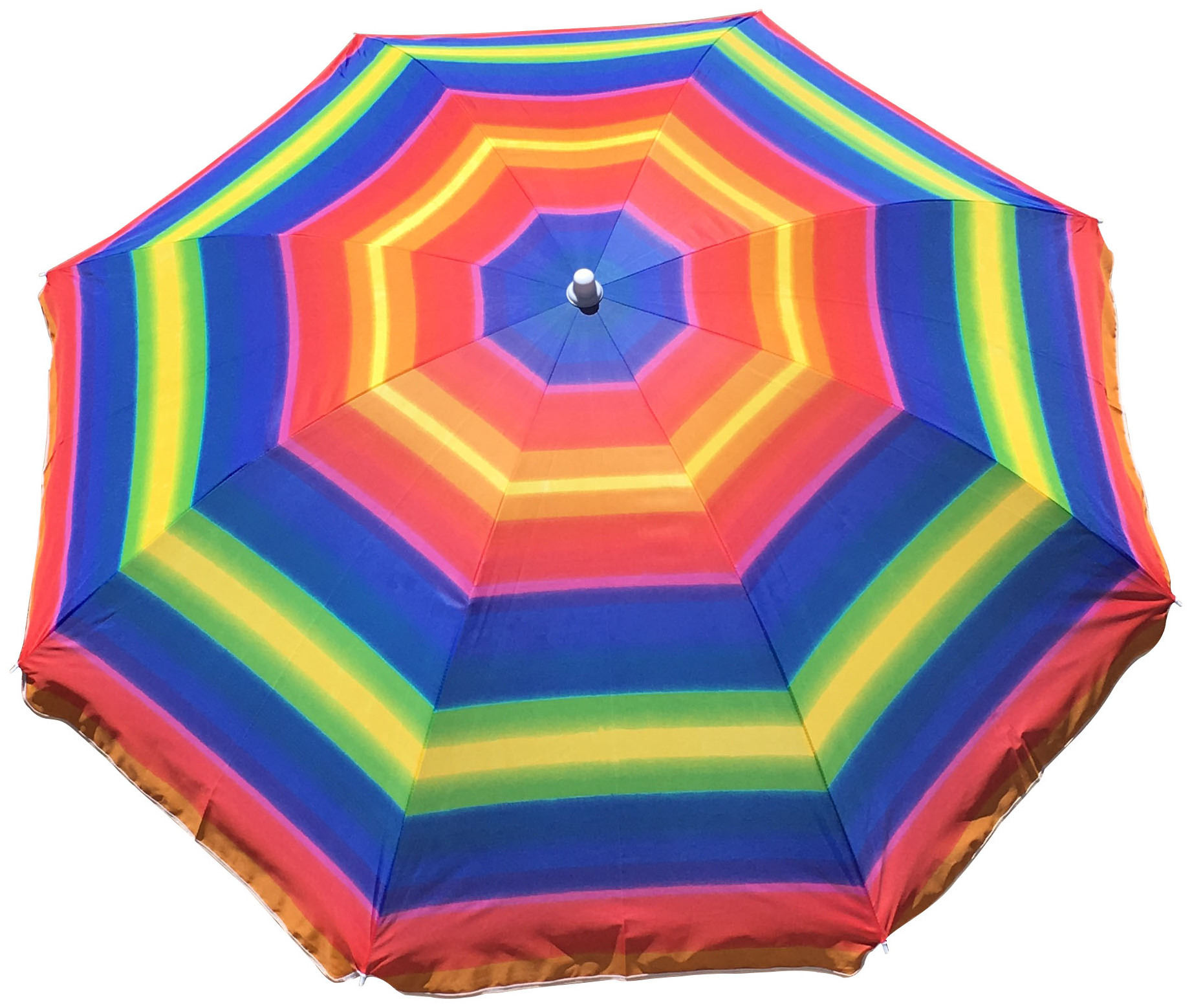 34 inch colorful sunshade beach umbrella with fringe for promotion