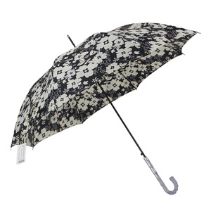 Japanese style high quality sun and rain sakura print umbrella for lady