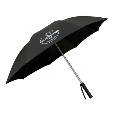 High Quality 23inch 8Ribs Manual Open  LED Light Up Straight Umbrella With Logo print