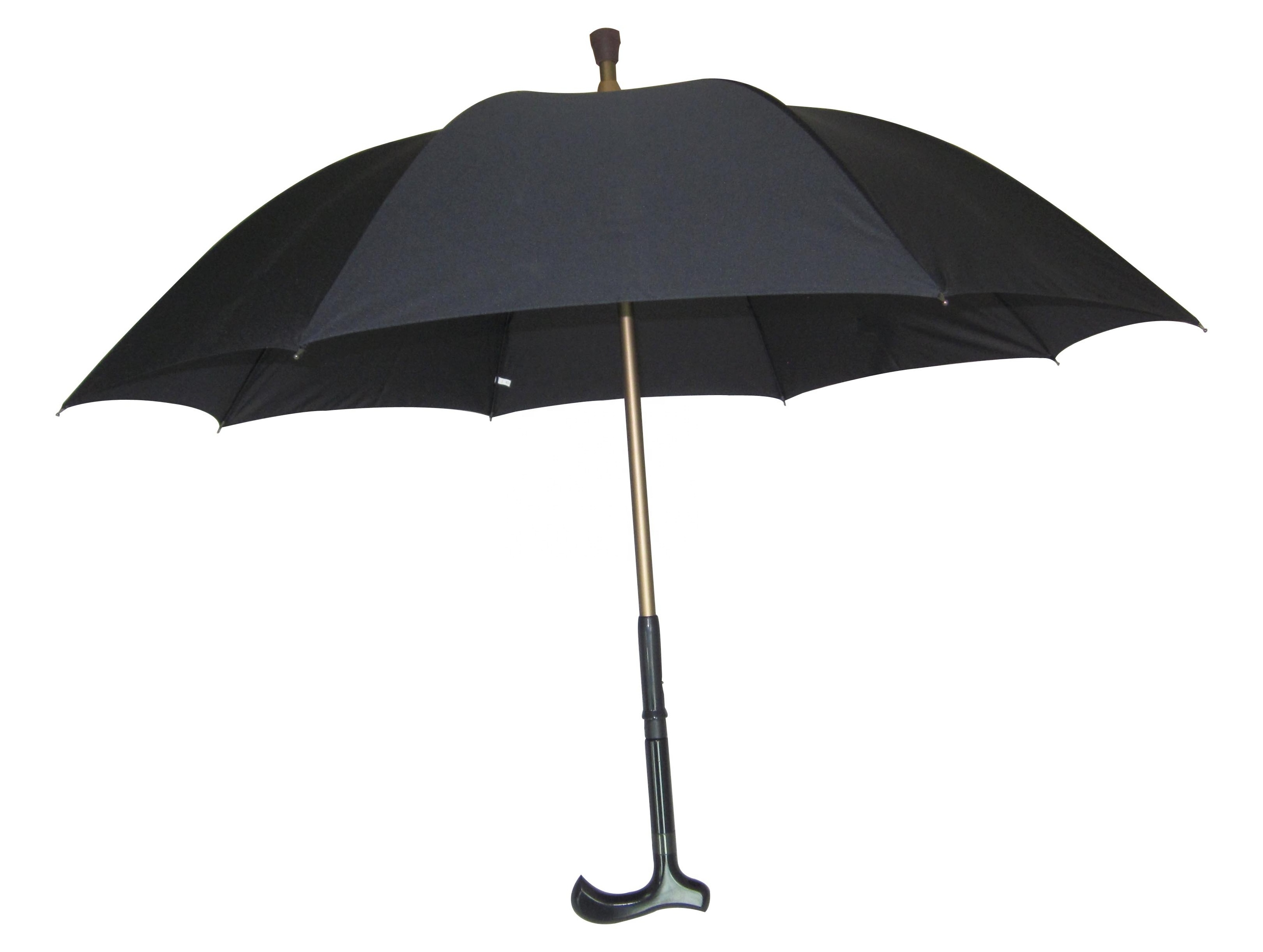 23inch premium quality smart walking stick umbrella with separable crutch