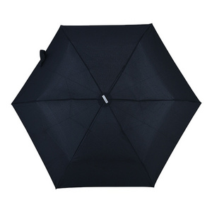 19"*6K New Supermini Pocket Ultra Flat Lightweight Aluminum Travel 3 Fold Umbrella