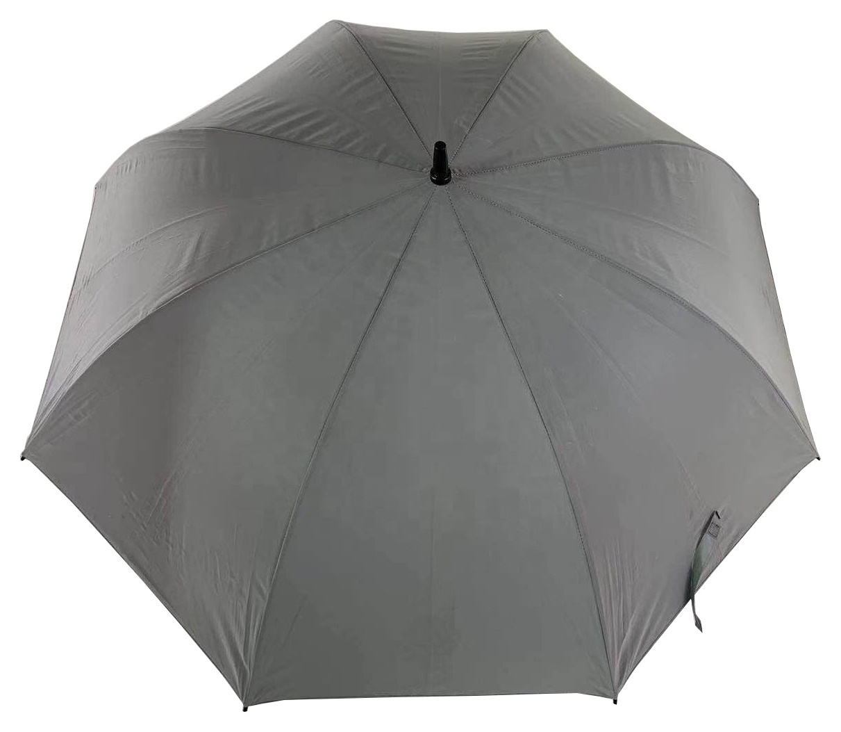 2023  New Design 30Inch 8K Gray Colour Full Fiberglass Reflective Fabric Golf Umbrella