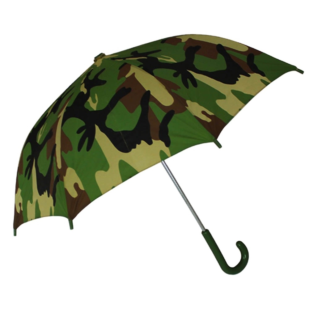 19''*8k straight camouflage umbrella for kids