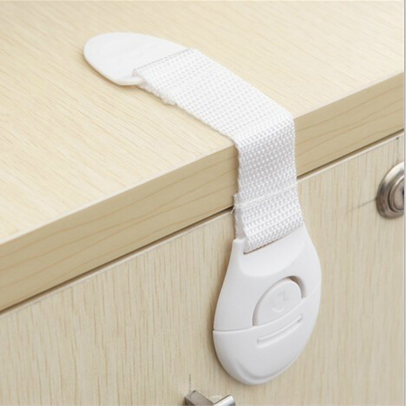 Promotion Door Lock Cabinet Wardrobe Refrigerator Safety Safe Cloth Belt Lock For Kid Child Baby other baby supplies