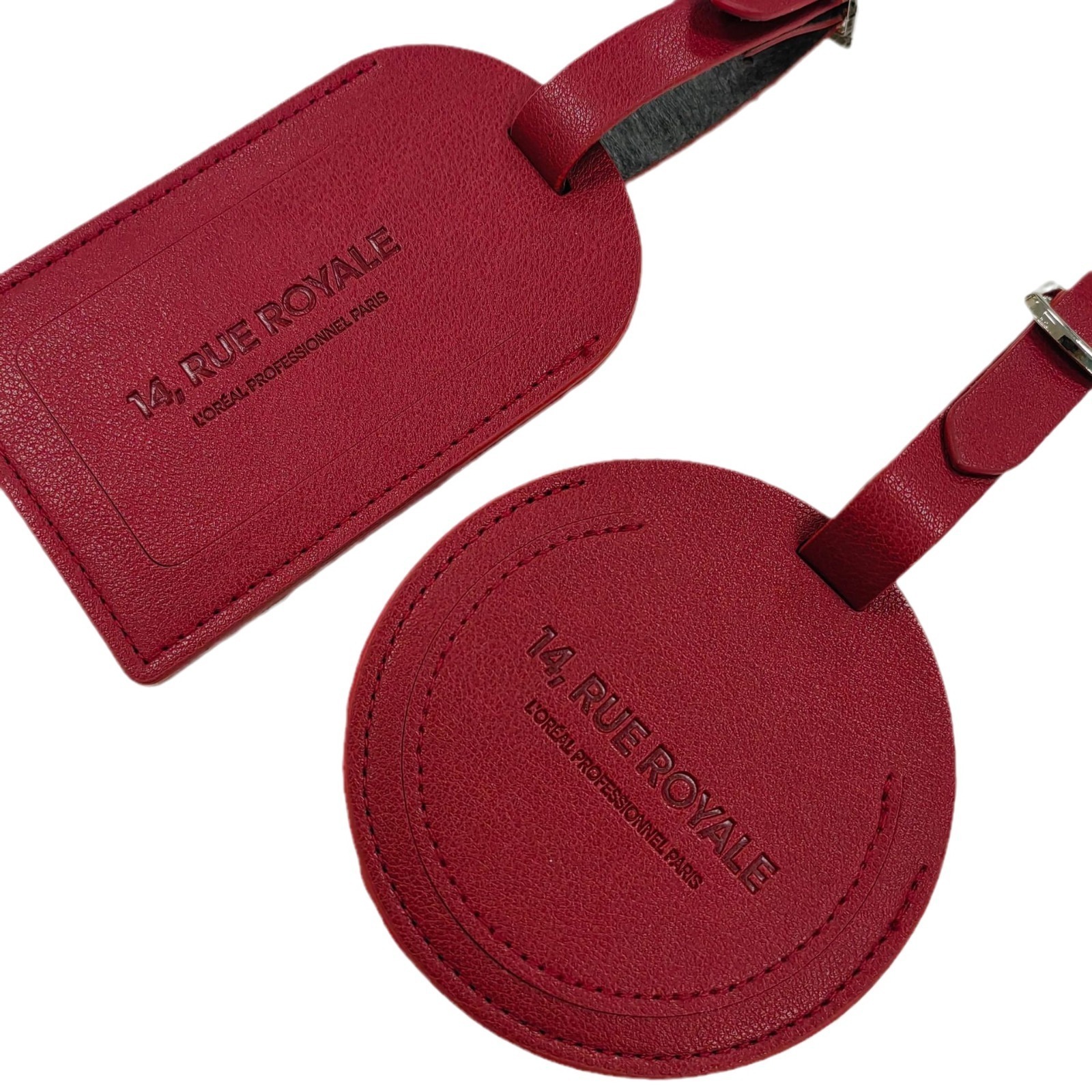 WD High quality custom wholesale PU leather luggage tag , fashion business waterproof pu leather soft pvc travel luggage tags