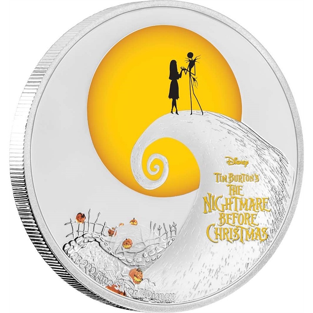 W Custom baby's first nightmare before merry christmas xmas coin 1 oz silver Father Christmas santa1 claus wishing coin for sale