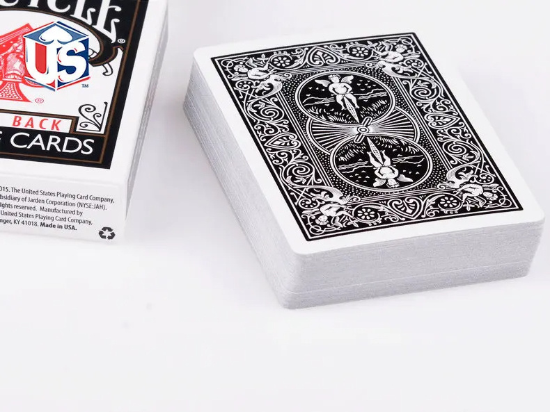 Wholesale bike playing cards Black deck poker Poker Magic magic props family party entertainment PVC waterproof playing cards