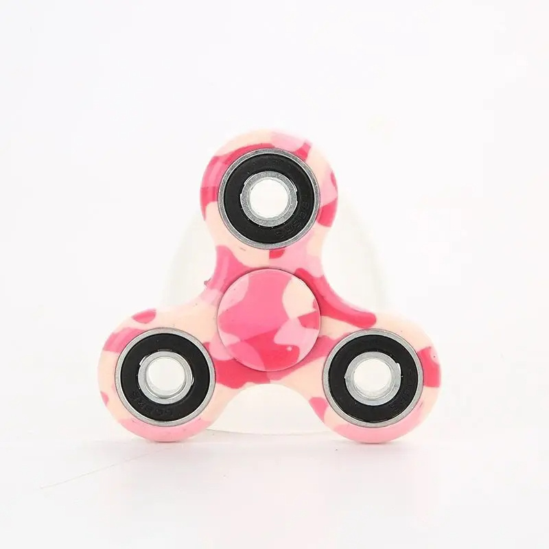 WD Wholesale Camouflage ABS plastic four-bearing fidget spinner Children's toy Gyroscope adult decompression fidget spinner