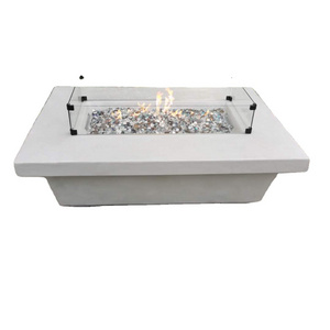 52" Outdoor Concrete Fire Pit table