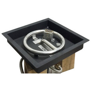 Square Outdoor Gas Garden Fire Pit