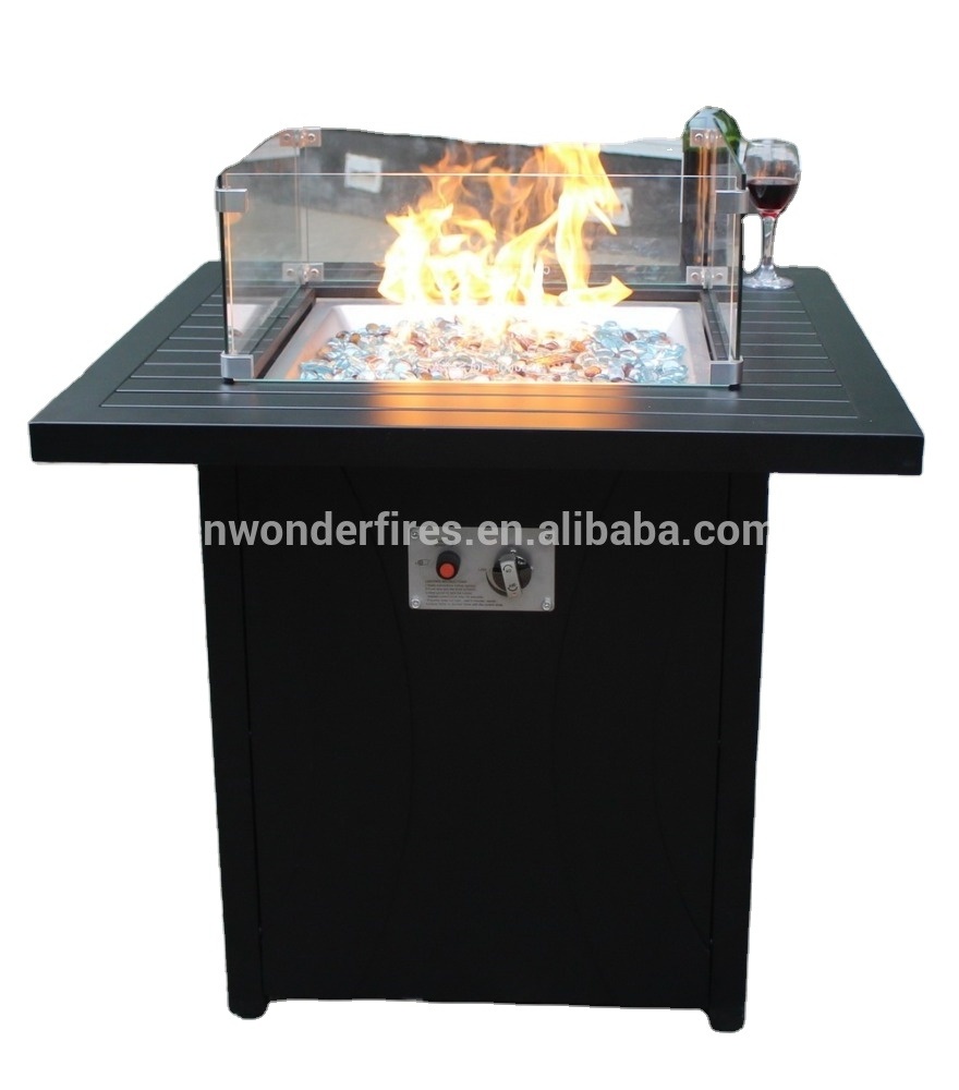 33'' Square Backyard Patio Fire Pit BBQ,outdoor garden gas square firepit ,Outdoor square charcoal metal fire pit