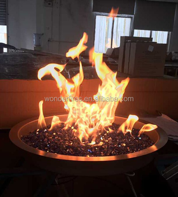 Round GFRC outdoor Gas Fire Pit/outdoor fire pits