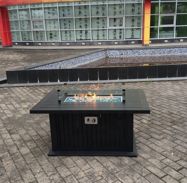 2018 High end Rectangle Propane Backyard Fire Pit/Outdoor gas firepits table