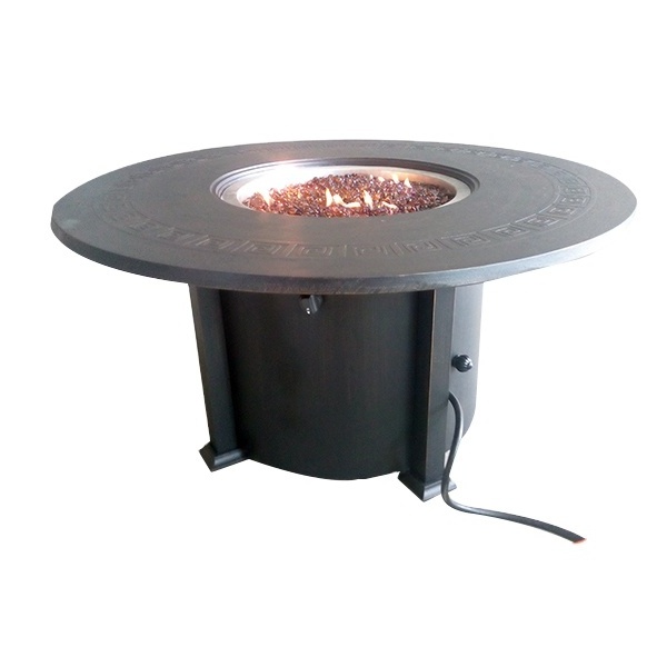 Drop in pan firepit / 18 inches patio furniture round gas fire pit fireplace/outdoor fire bowl