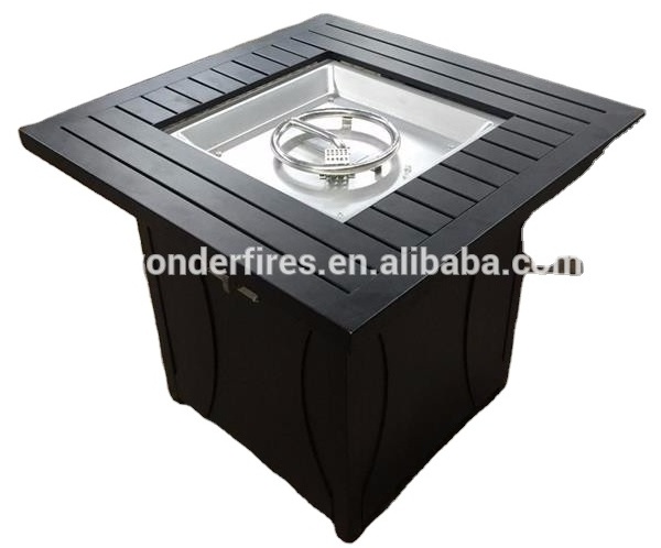 33'' Square Backyard Patio Fire Pit BBQ,outdoor garden gas square firepit ,Outdoor square charcoal metal fire pit