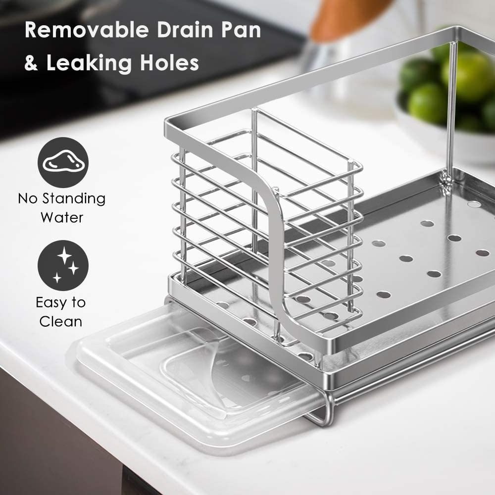 WONDERFUL Sink faucet drain rack sponge rack kitchen supplies dishwashing cloth cloth rack