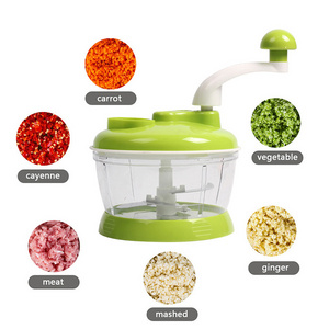 WONDERFUL Multifunction Hand Shaking Type Drum Grater Food Processor Vegetable Cutter Meat Chopper Manual Mincer