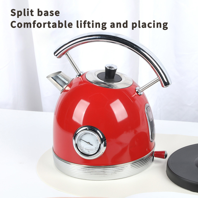 WONDERFUL 304 Stainless Steel Electric Kettle Household 1.7 L Kettle Electric Automatic Electric Teapot With thermometer