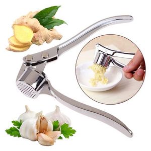 WONDERFUL Kitchen Gadgets Handheld Garlic Masher High Quality Garlic Crusher Stainless Steel Manual Garlic Press