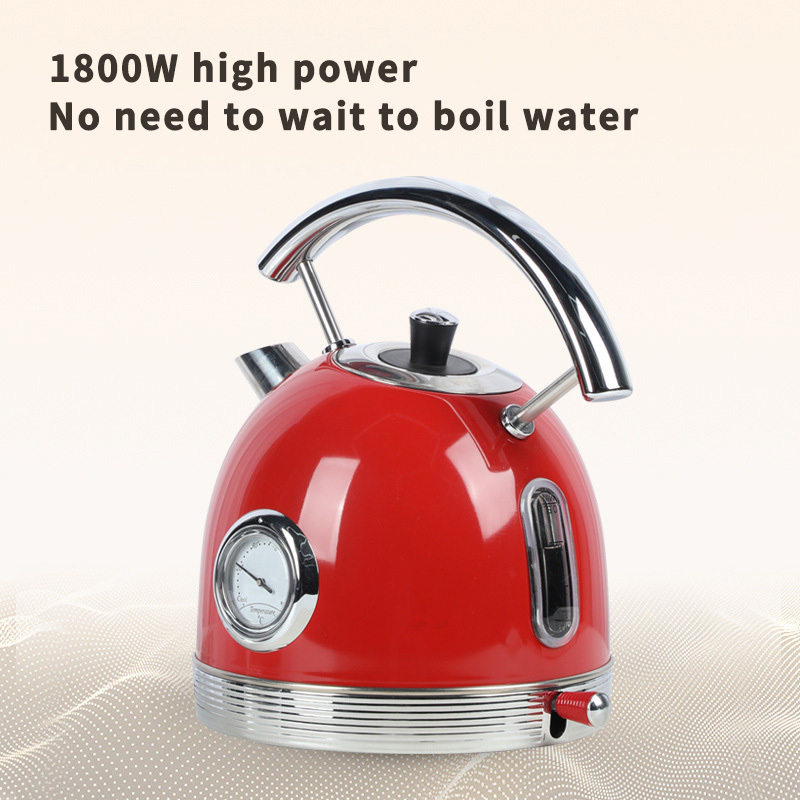 WONDERFUL 304 Stainless Steel Electric Kettle Household 1.7 L Kettle Electric Automatic Electric Teapot With thermometer