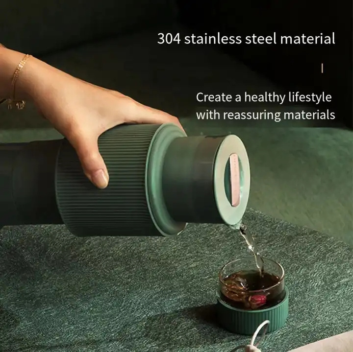 WONDERFUL Portable Kettle Folding Travel Small Mini Electric Kettle Dormitory Household Heat Preservation Boiling Water