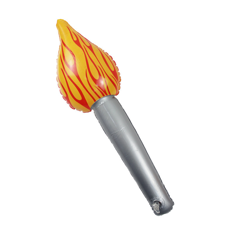 Inflatable Flame Toy Party Torch Props Party Decorations Inflatable Torch Torch Sticks Games Cheer Stick