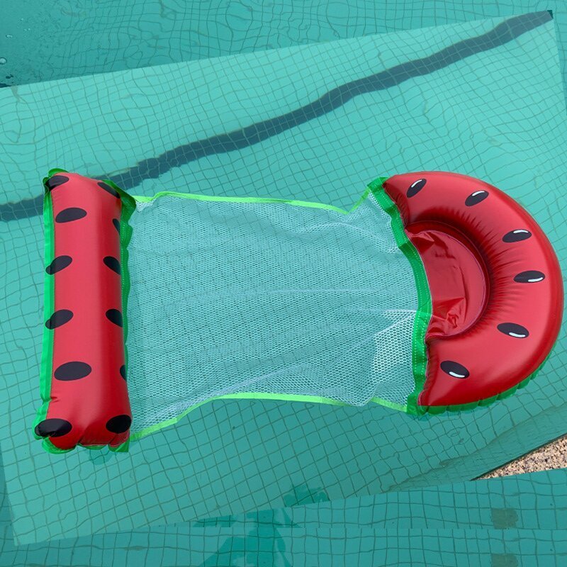 New Design Summer Water Floating Hammock Outdoor Inflatable Pineapple Floating Hammock