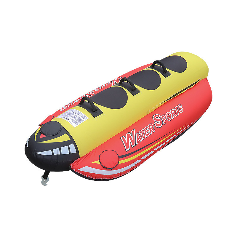 Inflatable Towable Banana Boat Water Towable Tube 2 or 3 Person Flying Fish Spinning Top Disco Boat