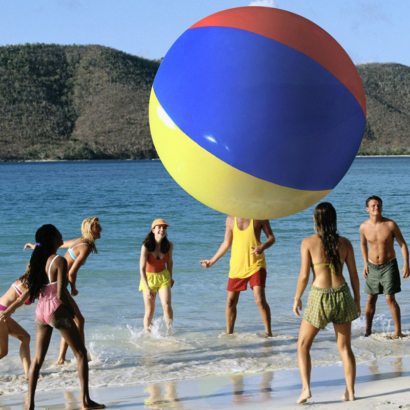 Novelty Toys Outdoor Multiparty Holiday Beach Giant Inflatable Ball Full Size Inflatable Beach Ball For Kids And Adults