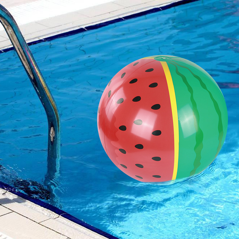 Multi design colorful pool toys 3D Custom logo passion fruit/grape fruit/watermelon PVC inflatable beach ball