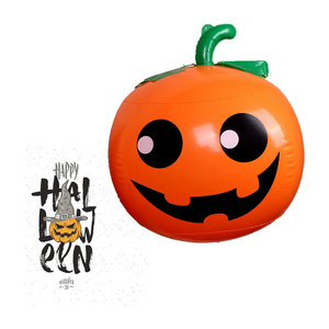 Novelty weird Halloween party decorations outdoor yard garden sense decorations LED inflatable pumpkins