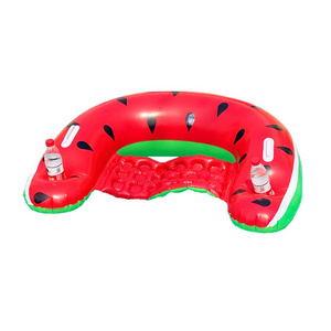 Wholesale Inflatable Pool Float Toys with Cup Holder for Adults Inflatable Swimming Pool Float Lounger