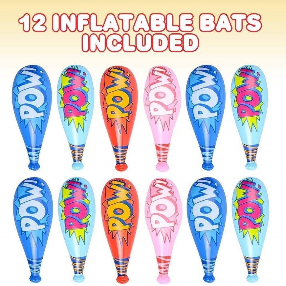 New Design Party Decoration Toy Small-size Inflatable Baseball Bat Kids Hand Stick Toy Inflatable Hammer Toys