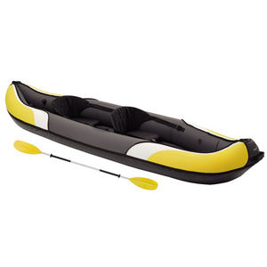 New design inflatable rowing boat canoe boat pedal kayak folding inflatable kayak 2 person sea kayak for sale