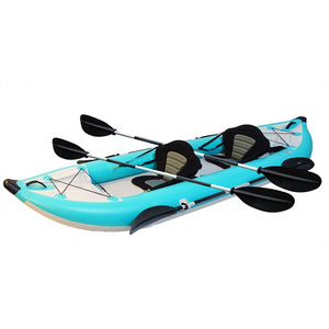 China Factory  2 Person Kayaks Sport Fishing Canoe Sea Kayak Ocean For Sale Inflatable Kayak Fishing With Pedal